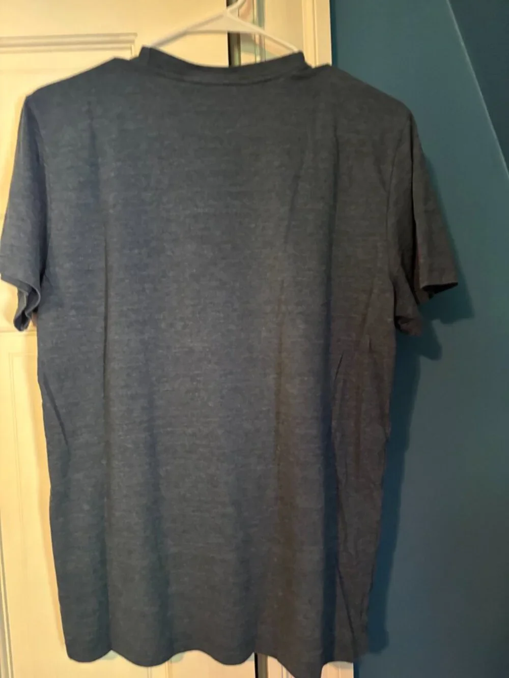 Medium North Face grey/blue t-shirt in excellent condition